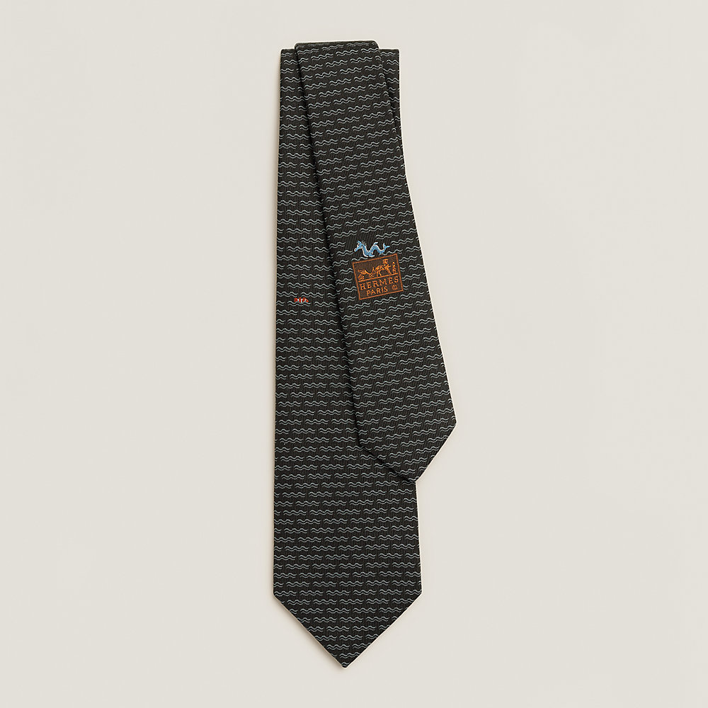 エルメスネクタイ1️⃣1️⃣ エルメス Hermes HERMES ネクタイ TIE 7cm フランス製 シルク （(17